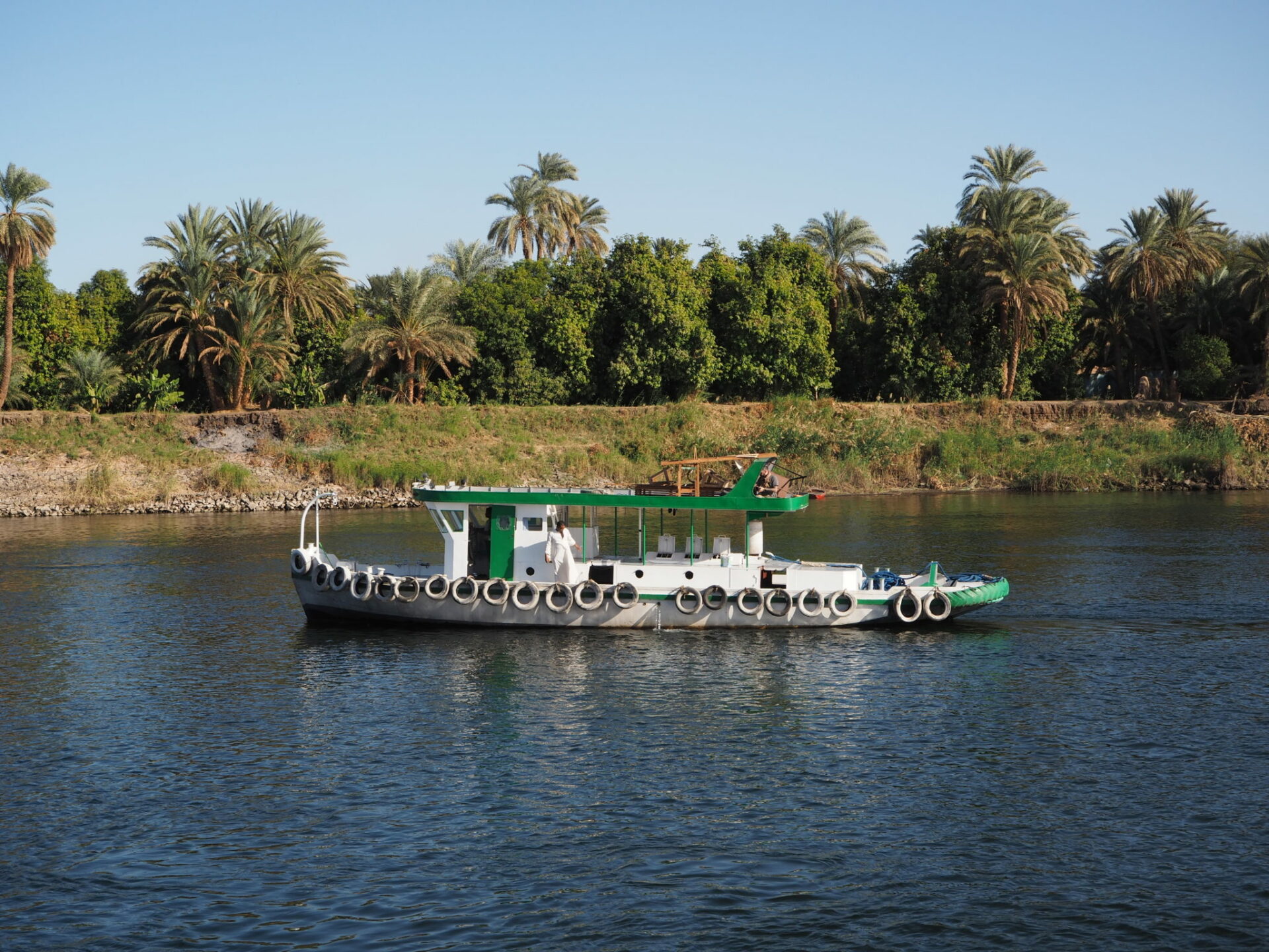 Our motorboat "Abu al'Qumsan"