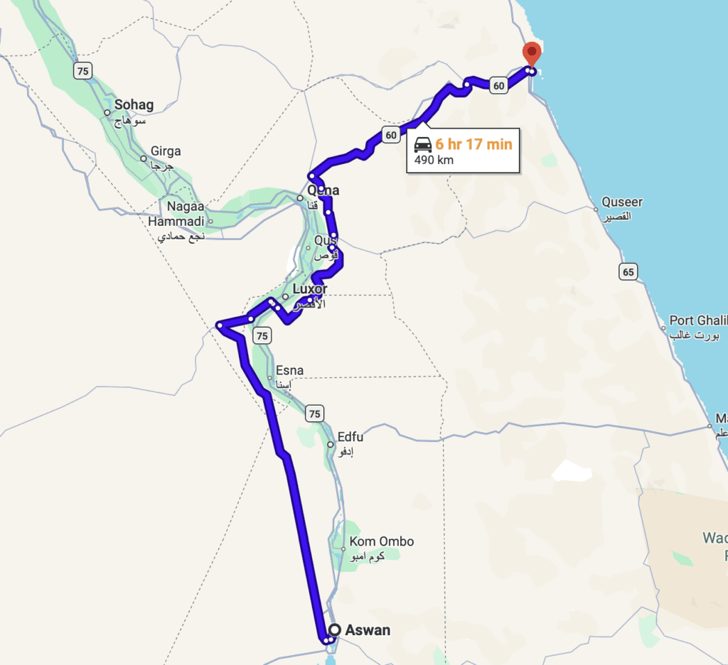 Aswan – Safaga