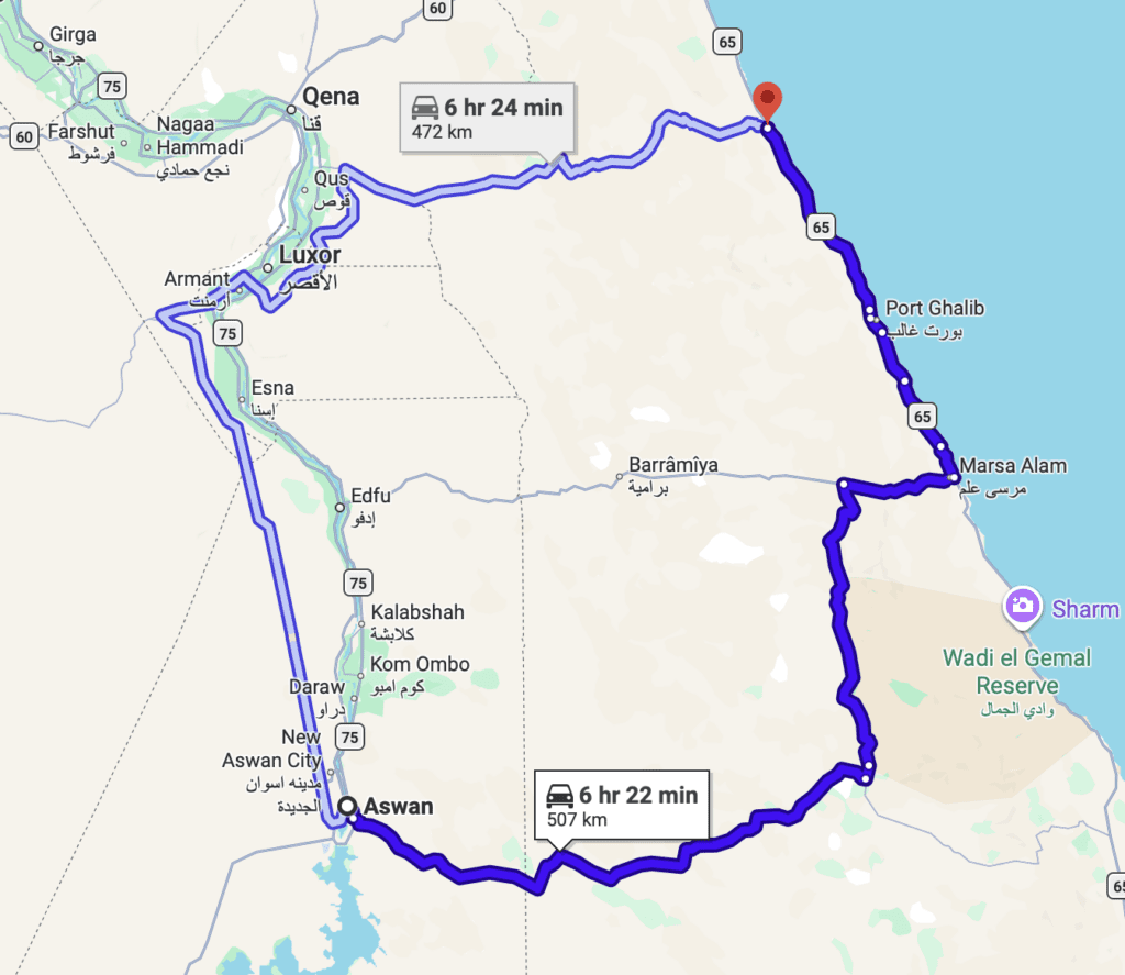 Assuan – El Quseir