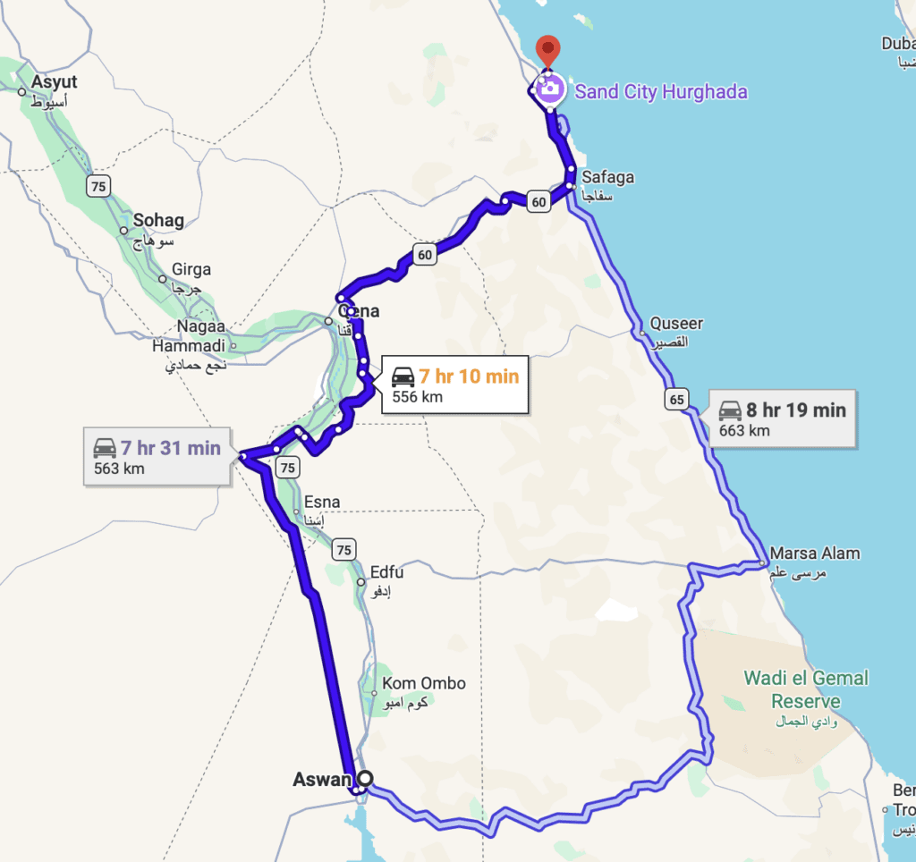 Assuan – Hurghada