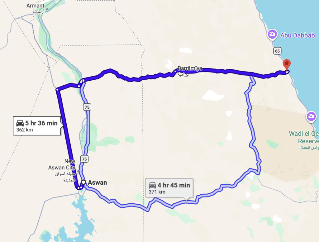 Assuan – Marsa Alam 
